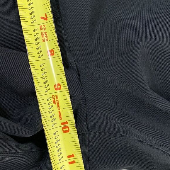 ‘S MaxMara Black Wide Leg Cuffed Trousers Pants Size 36 - Picture 11 of 12